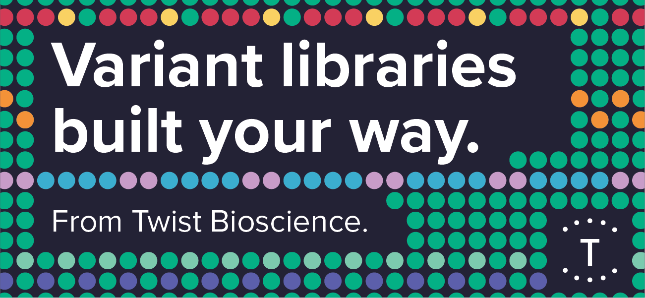 Picture Twist Bioscience Variant Libraries Built Your Way 650x300px